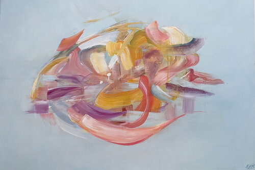 Wolke sieben by Maria-Josephin Hagewald, Painting for Sale on Select