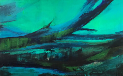 Wasserwald by Maria-Josephin Hagewald, Painting for Sale on Select
