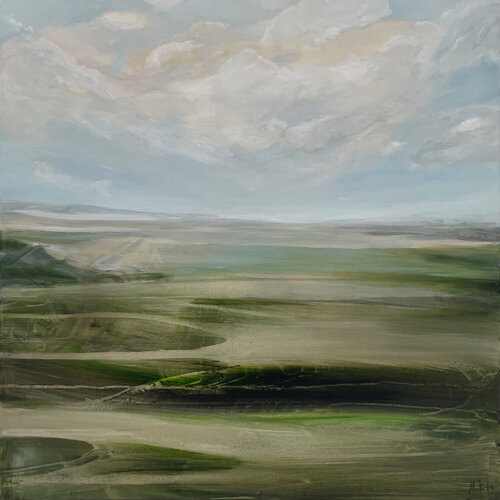 big green by Maria-Josephin Hagewald, Painting for Sale on Select