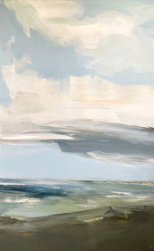 Wolkenbild 01 by Maria-Josephin Hagewald, Painting for Sale on Select