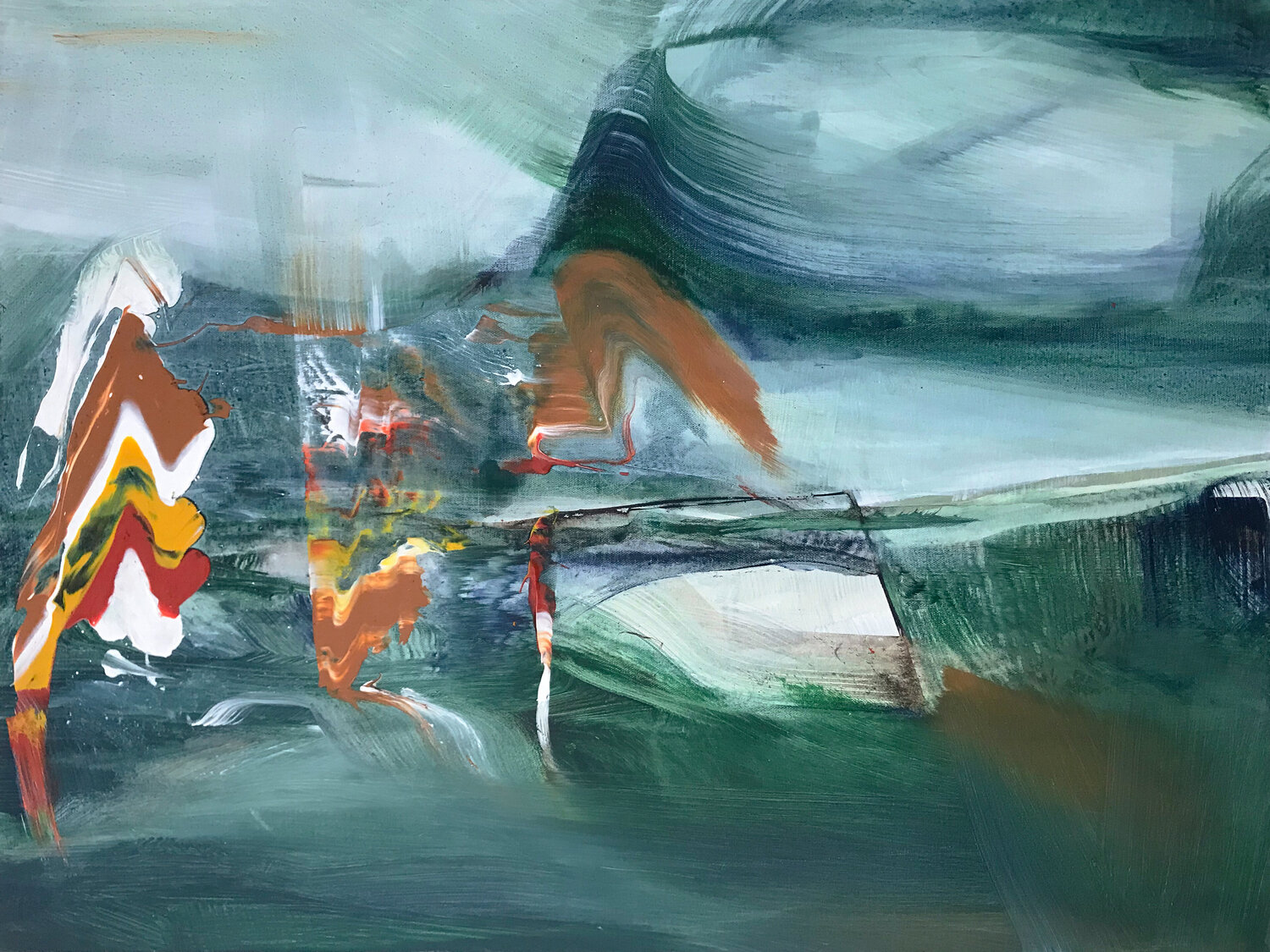 Wild Landscape Maria-Josephin Hagewald Original painting for sale
