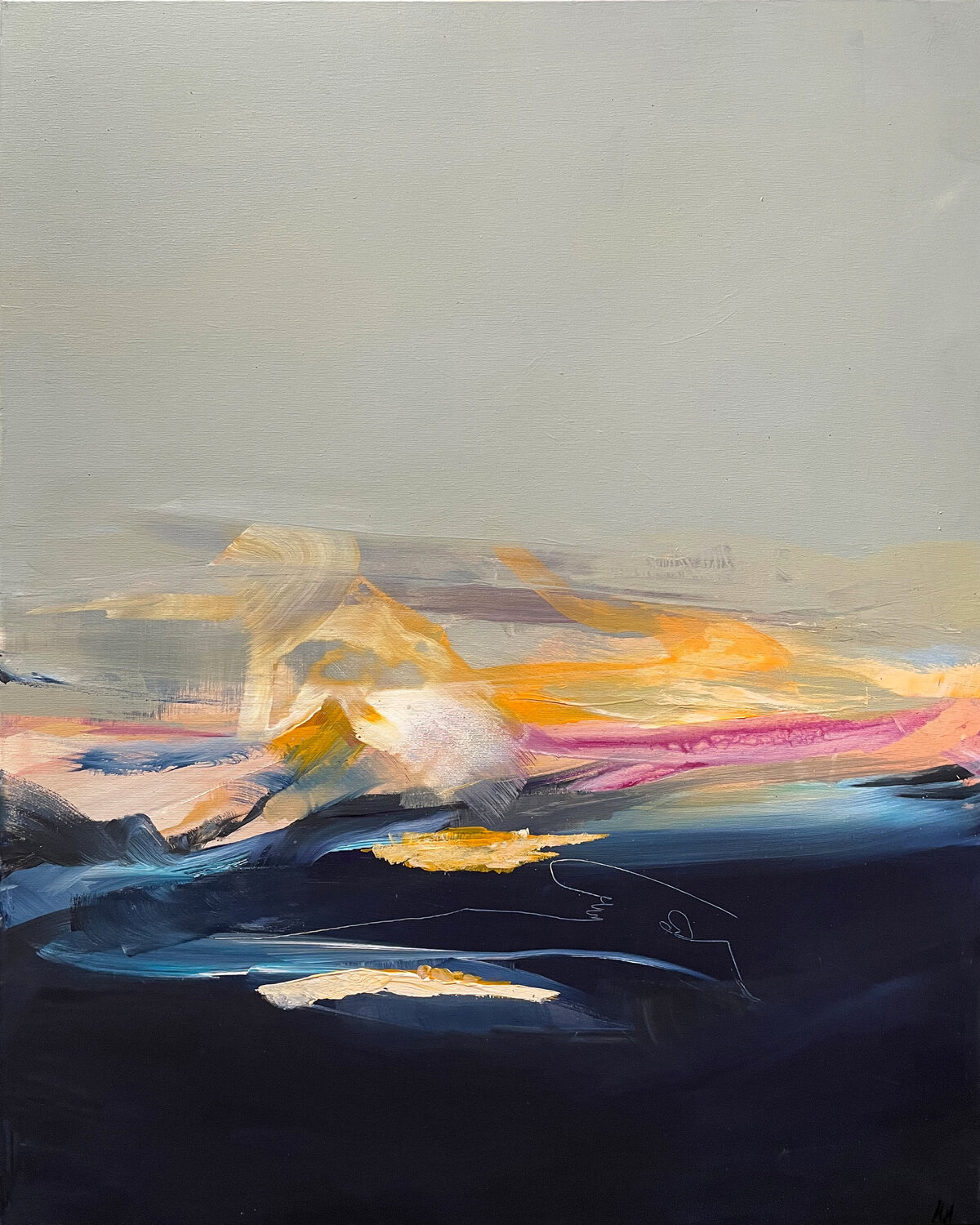 Wave Maria-Josephin Hagewald Original painting for sale