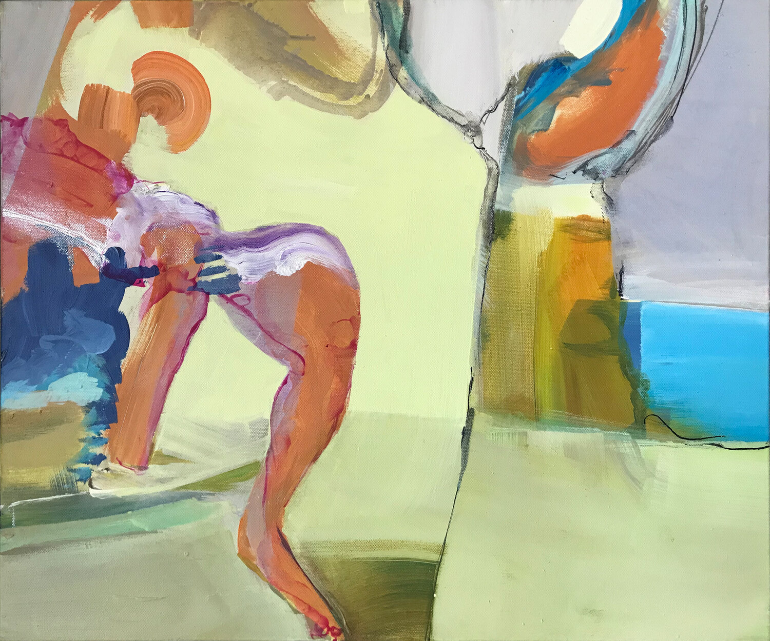 Beach Maria-Josephin Hagewald Original painting for sale