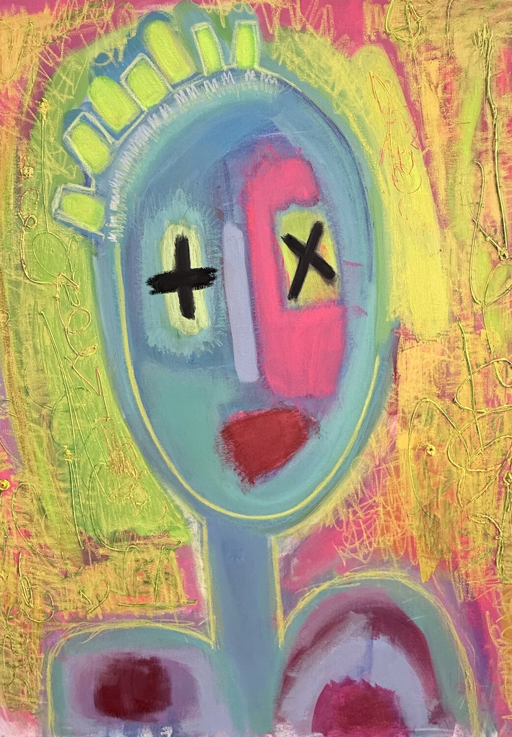 Color Pulse Luigina Rizzo Original painting for sale