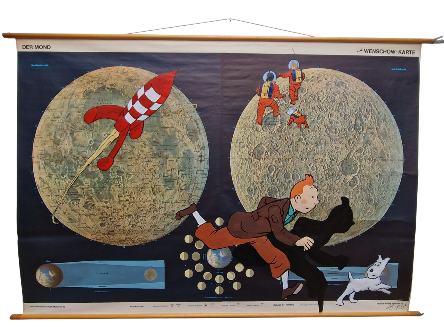 Auf dem Mond Tim Müller Original painting for sale