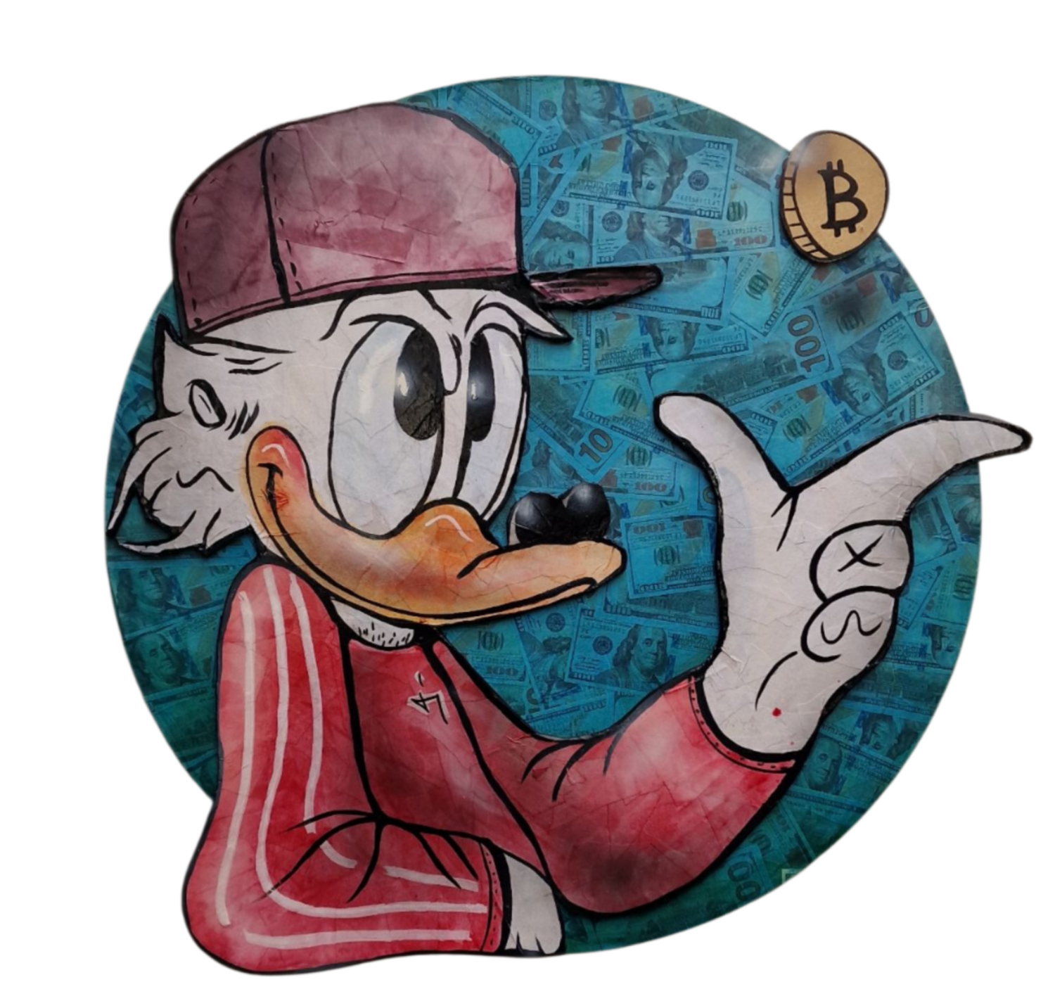 Coin flip Tim Müller Original painting for sale