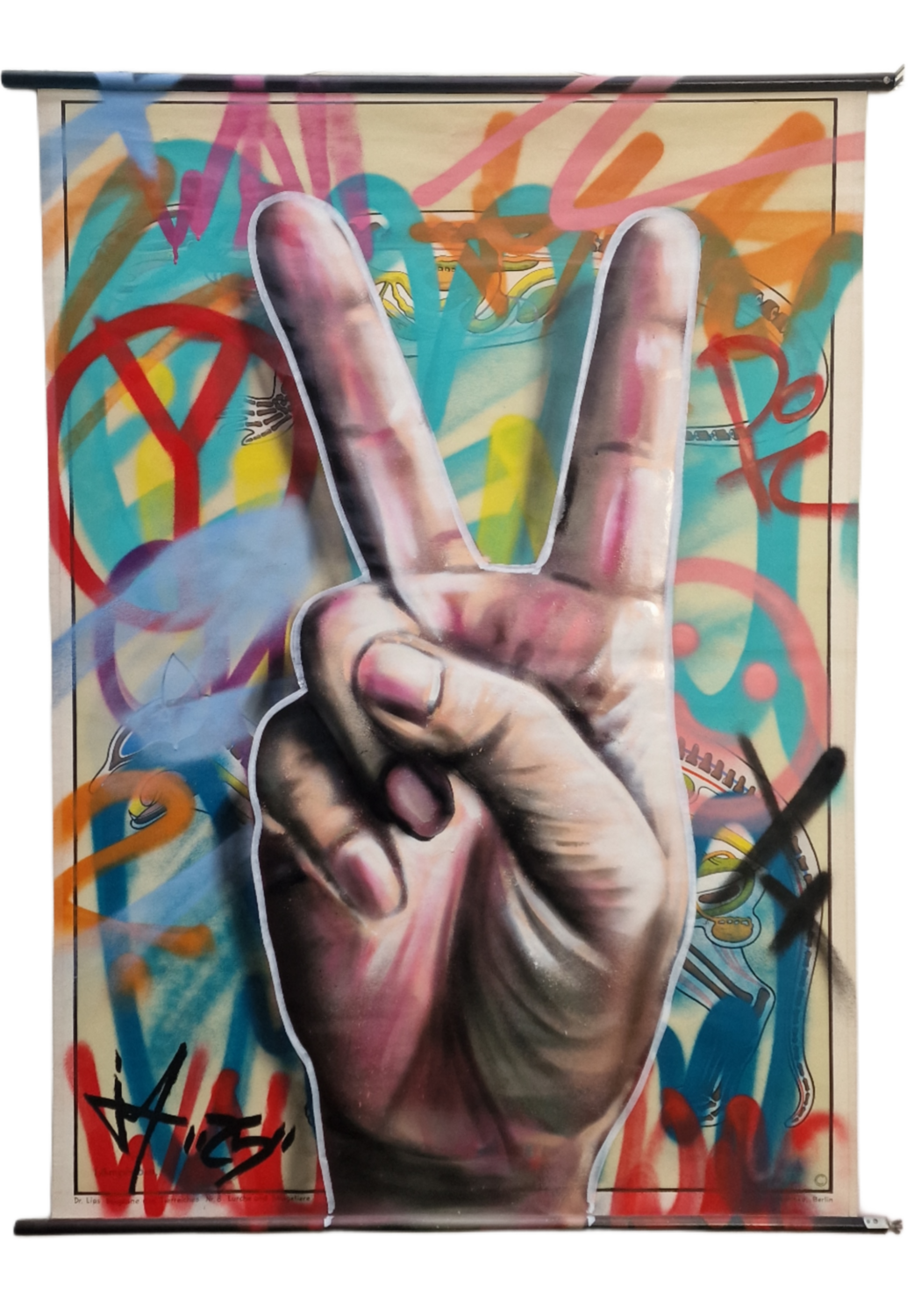 Peace Tim Müller Original painting for sale