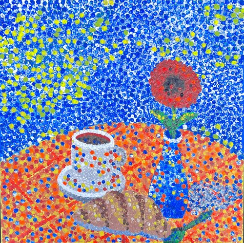 „Bonjour“ by Laura Isabel Koch, Painting for Sale on Select