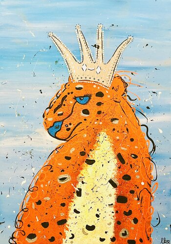 „King Leo“ by Laura Isabel Koch, Painting for Sale on Select