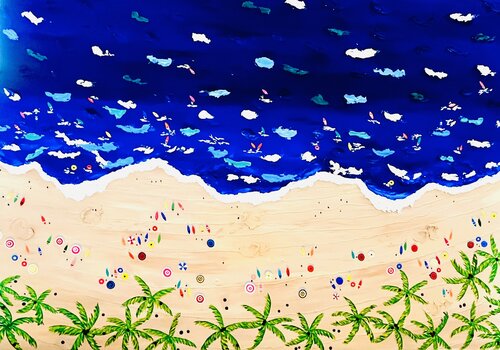 „Sandgeschichten“ by Laura Isabel Koch, Painting for Sale on Select