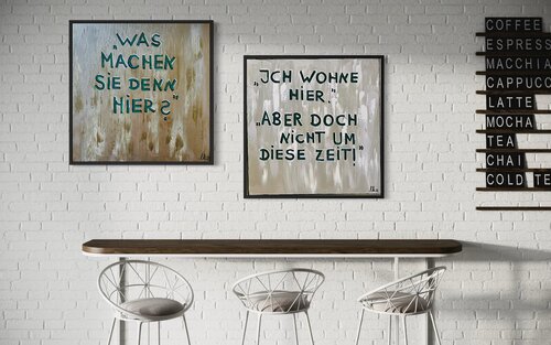 „Im RuhestandTeil I & II“ by Laura Isabel Koch, Painting for Sale on Select