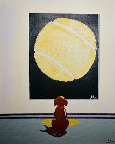 „The Ball Lover“ by Laura Isabel Koch, Painting for Sale on Select