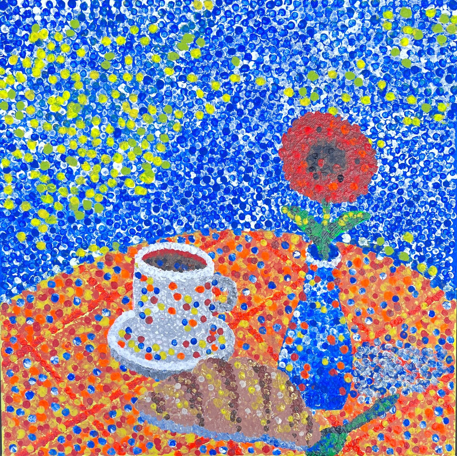 „Bonjour“ Laura Isabel Koch Original painting for sale