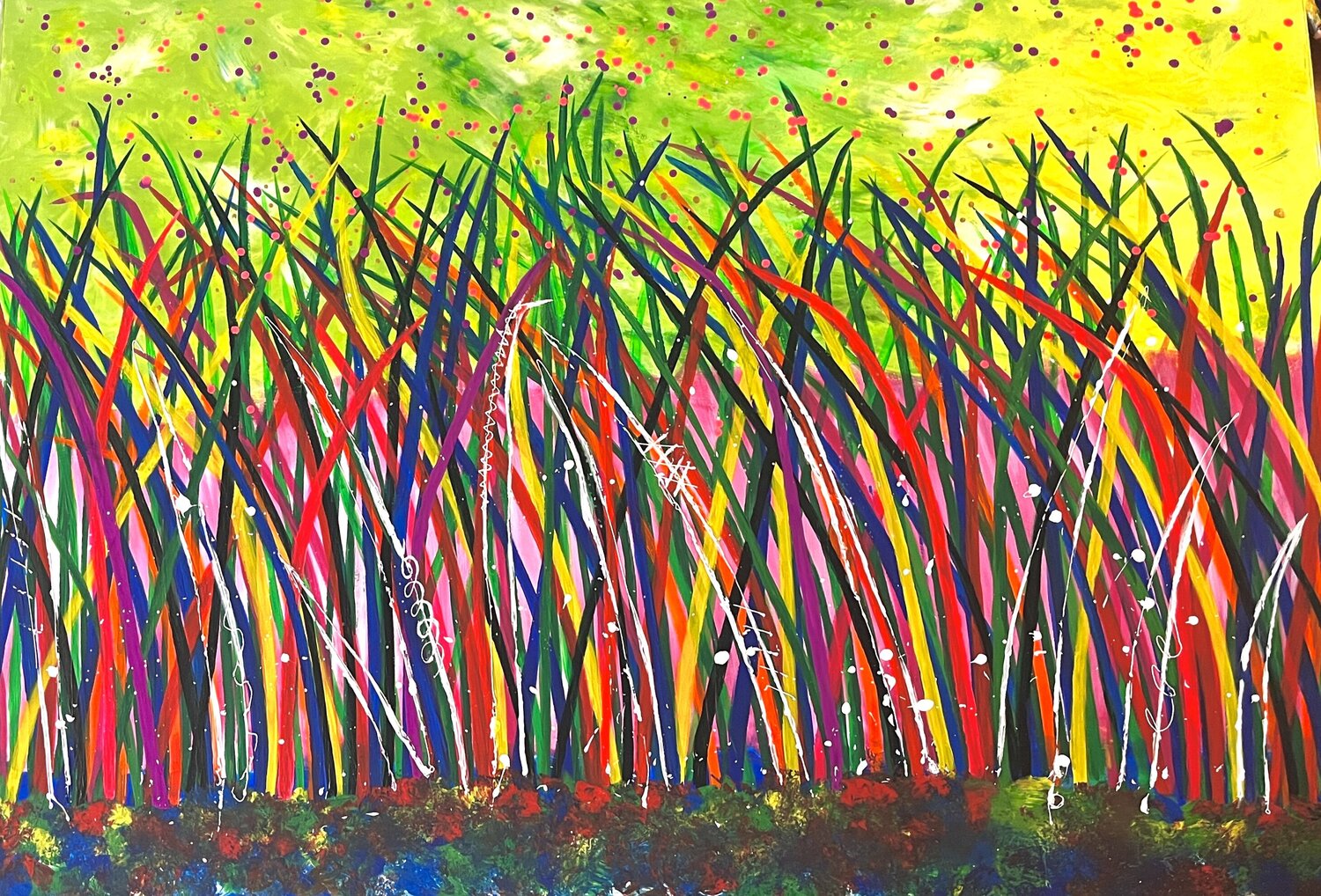 „Grasgeflüster“ Laura Isabel Koch Original painting for sale