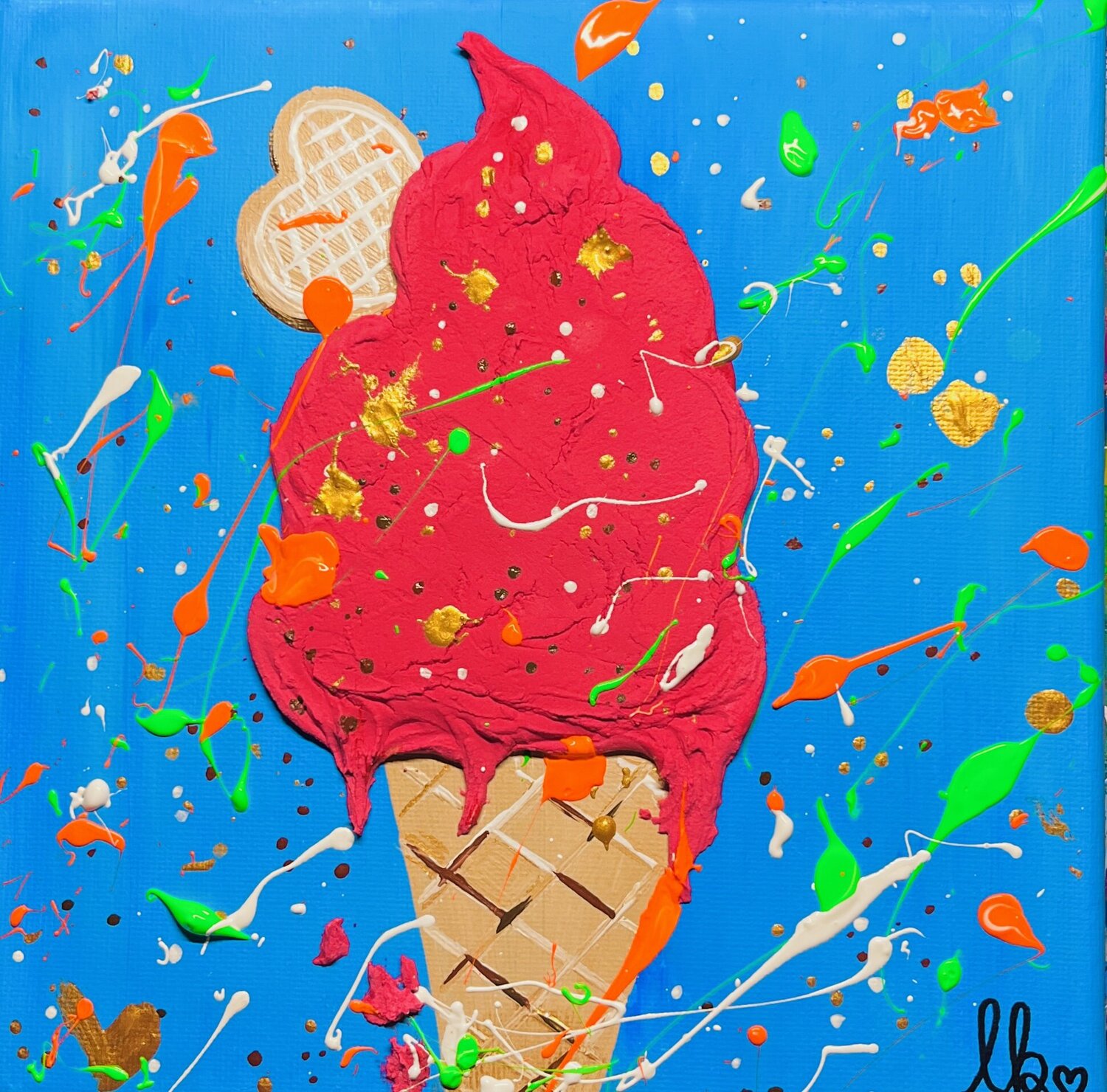 „Bähm!“ Laura Isabel Koch Original painting for sale