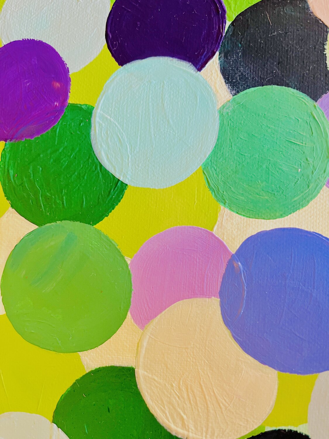 „Emerald Lights“ Laura Isabel Koch Original painting for sale