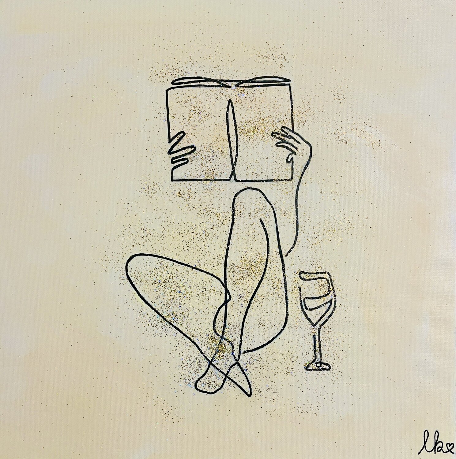 „Golden Hour“ Laura Isabel Koch Original painting for sale