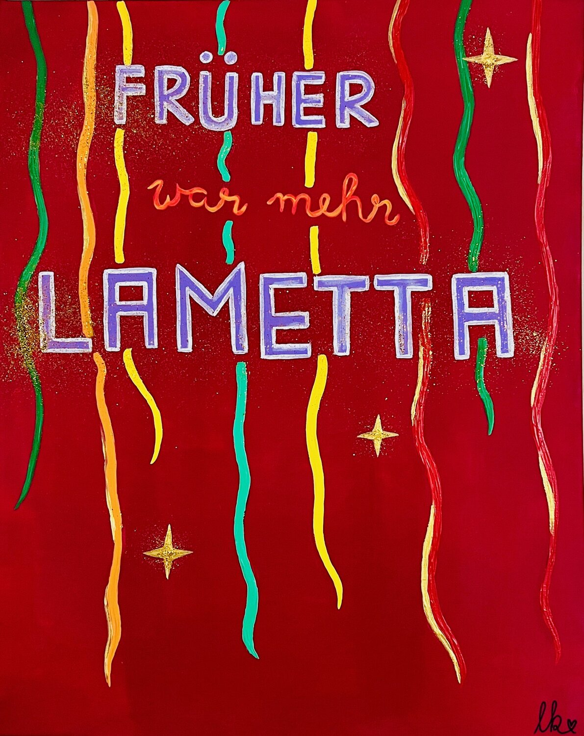 „Goldene Zeiten“ Laura Isabel Koch Original painting for sale