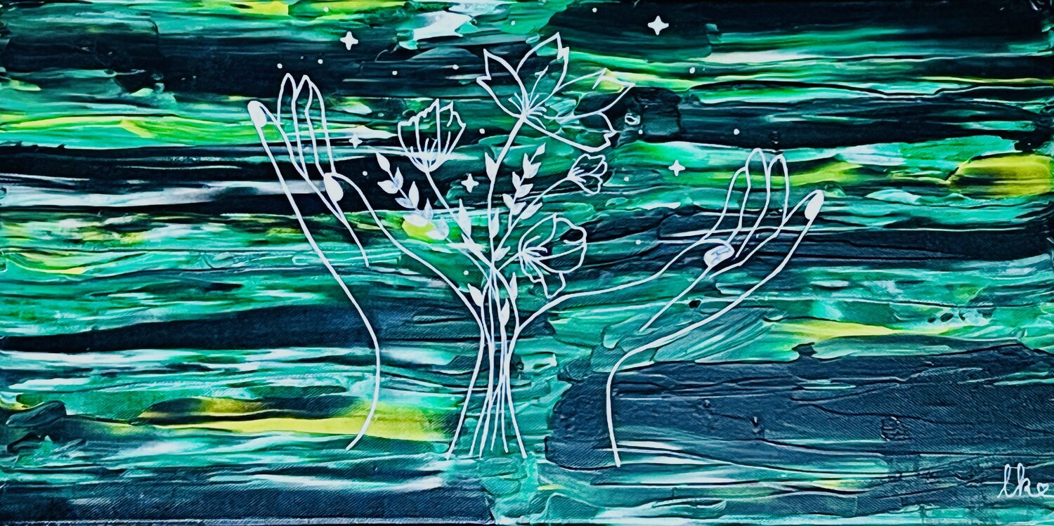 „Wurzeln & Flügel“ Laura Isabel Koch Original painting for sale