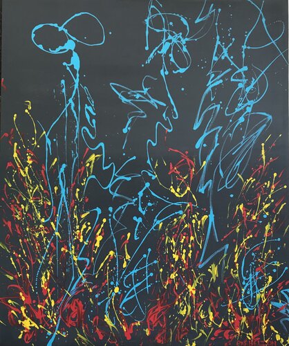 “And When I Breathed My Breath Was Lightning” by Fred Phillips a.k.a Parhelion, Painting for Sale on Select
