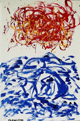 “Meet Me Where the Ocean Touches the Sun” by Fred Phillips a.k.a Parhelion, Painting for Sale on Select