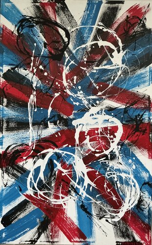 “Tempus F̶u̶g̶i̶t̶ Fuckit” by Fred Phillips a.k.a Parhelion, Painting for Sale on Select