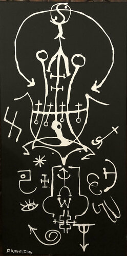 "Summoning Spirit" by Fred Phillips a.k.a Parhelion, Painting for Sale on Select
