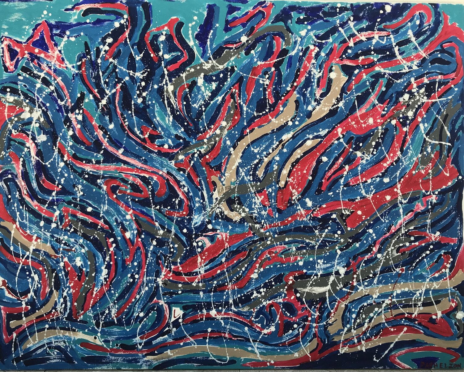 “This Arctic Region My Heart Encloses” Fred Phillips a.k.a Parhelion Original painting for sale