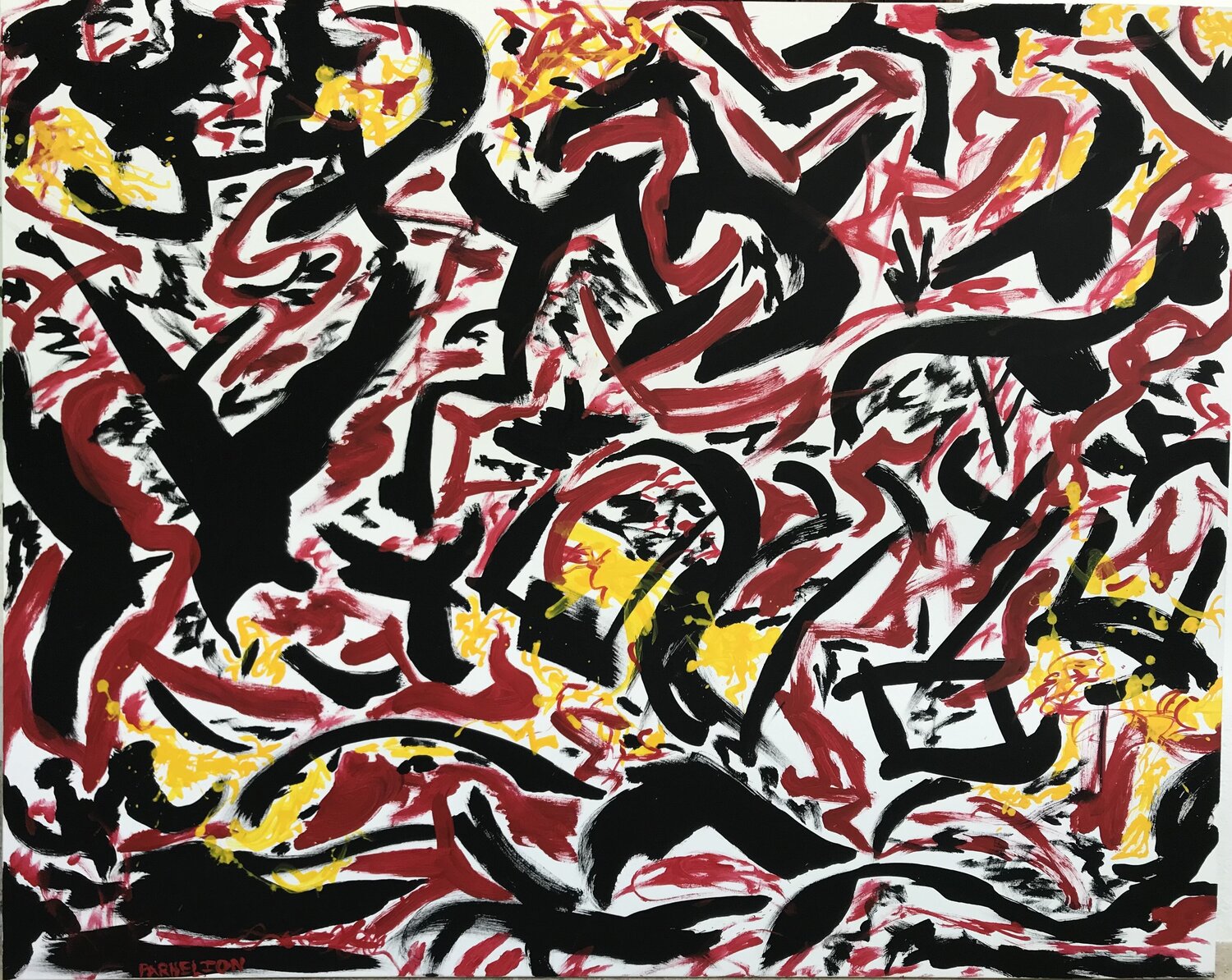 "Overworld: Coalescent (Ex Elementis)" Fred Phillips a.k.a Parhelion Original painting for sale