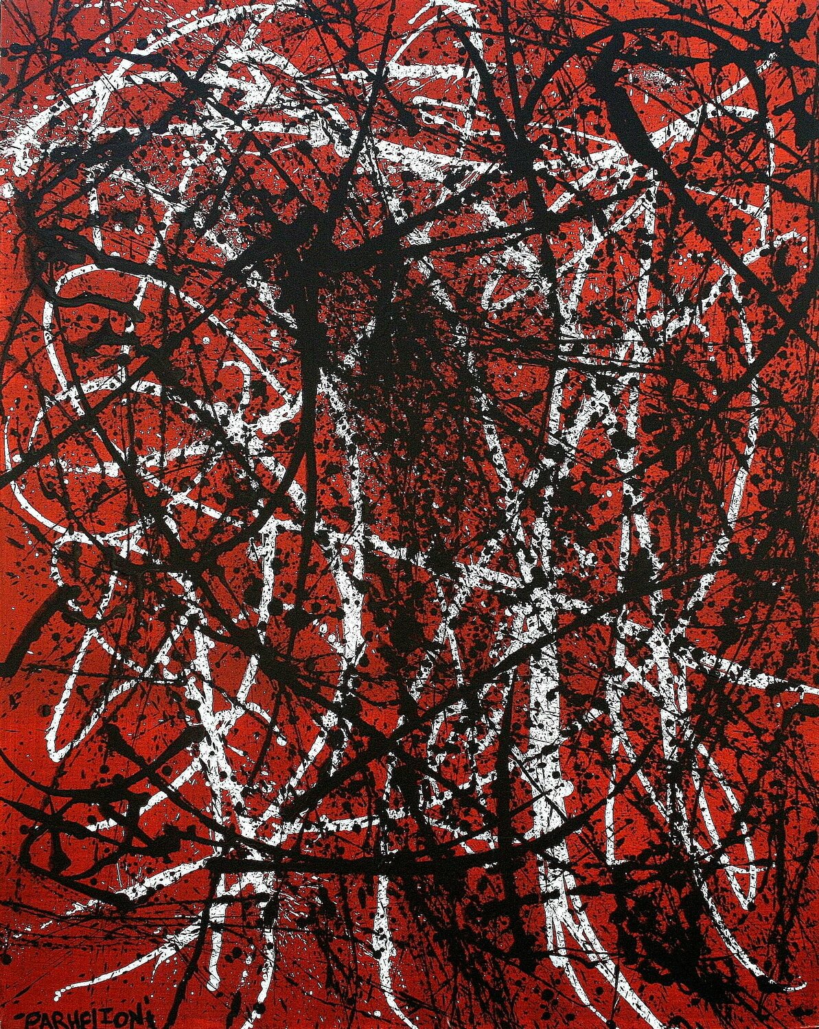 "Burnt Offerings" Fred Phillips a.k.a Parhelion Original painting for sale