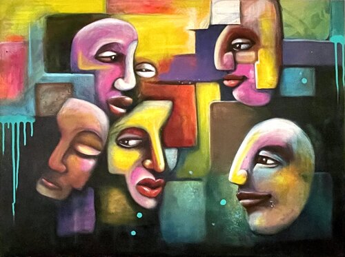 Unintended Harmony 1 by Katja Reichert, Painting for Sale on Select