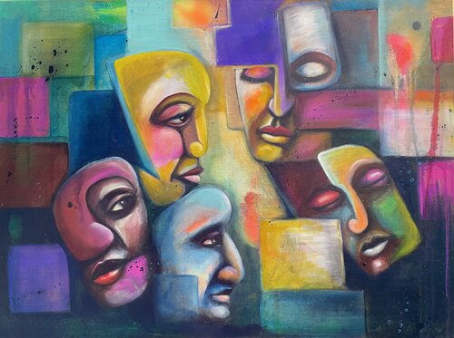 Unintended Harmony 2 by Katja Reichert, Painting for Sale on Select