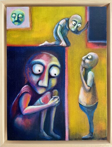 Waiting 2 by Katja Reichert, Painting for Sale on Select