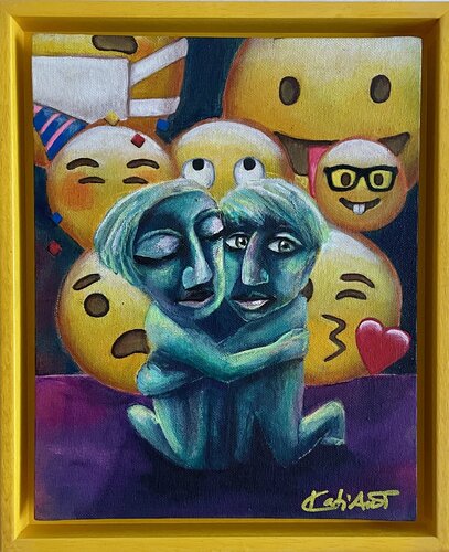 Please Hold by Katja Reichert, Painting for Sale on Select