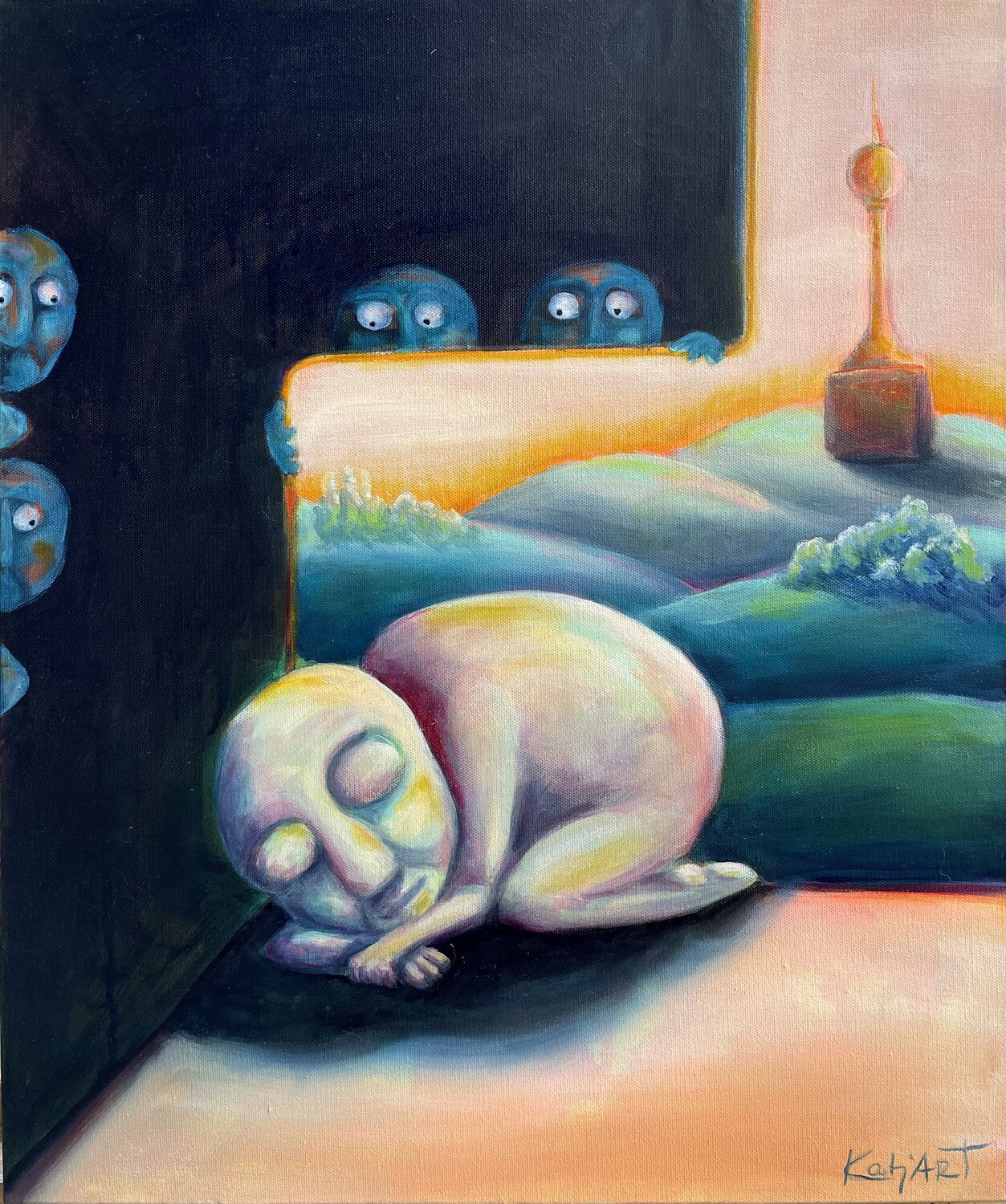 The Sleep Katja Reichert Original painting for sale