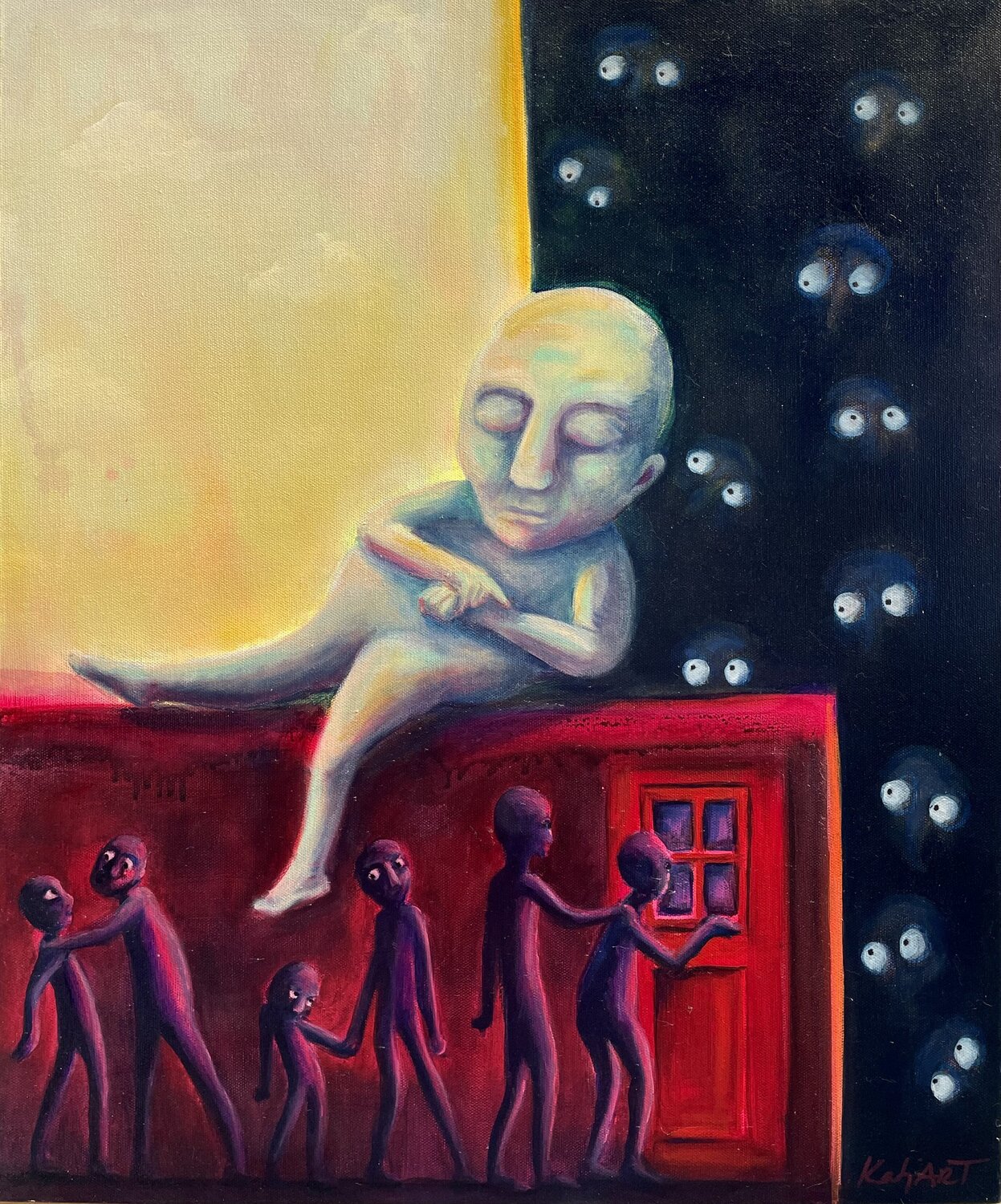 The Nap Katja Reichert Original painting for sale