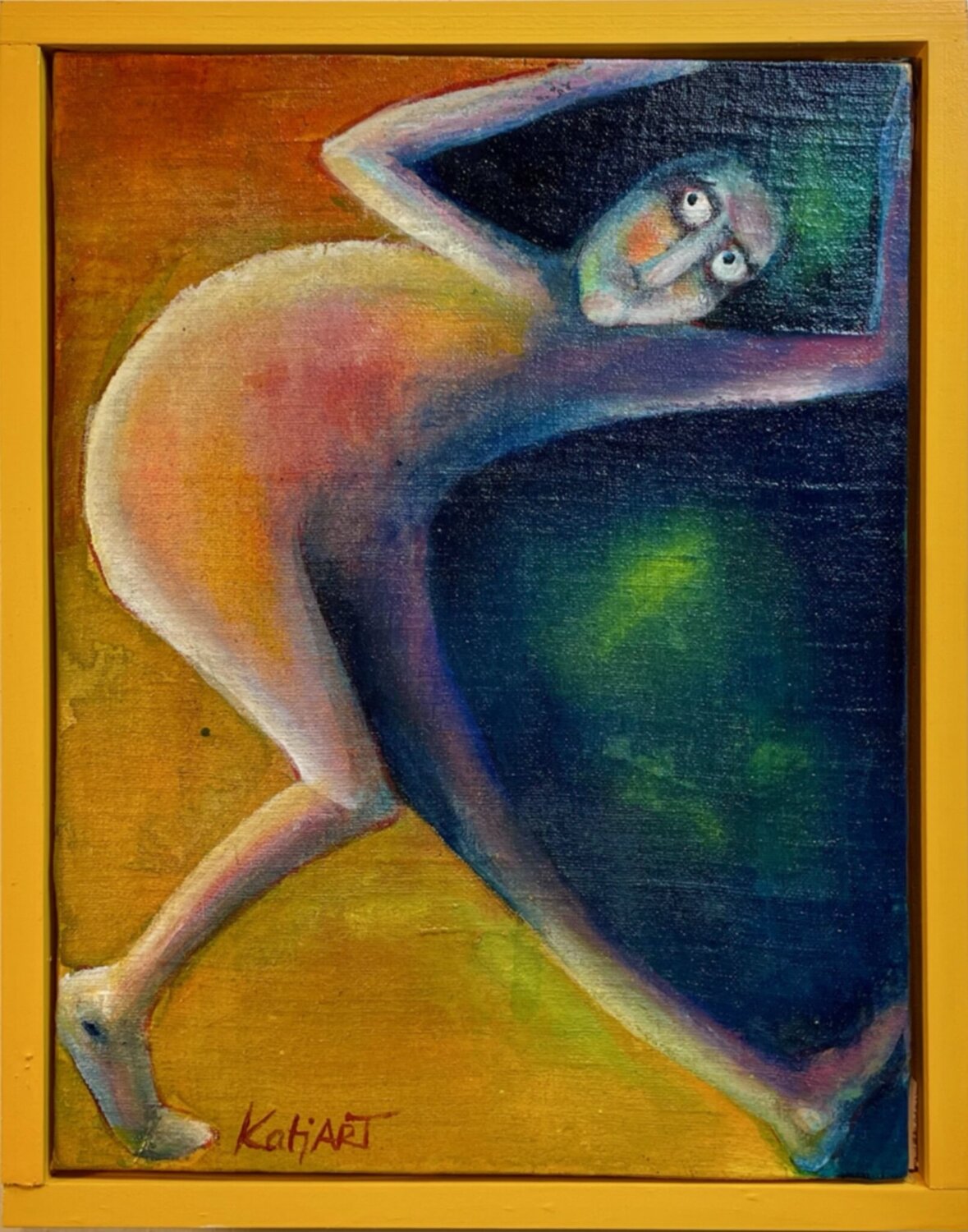 Uncomfortable Positions I Katja Reichert Original painting for sale