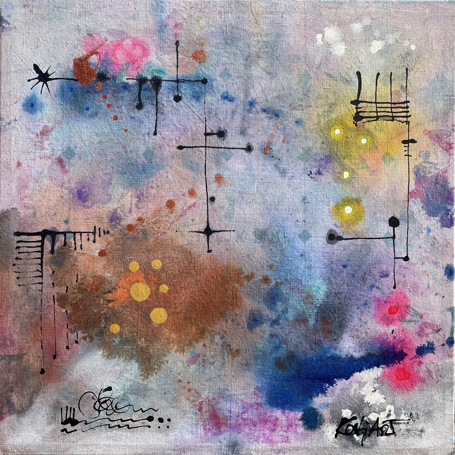 Absorbed Histories Nb.2 Katja Reichert Original painting for sale