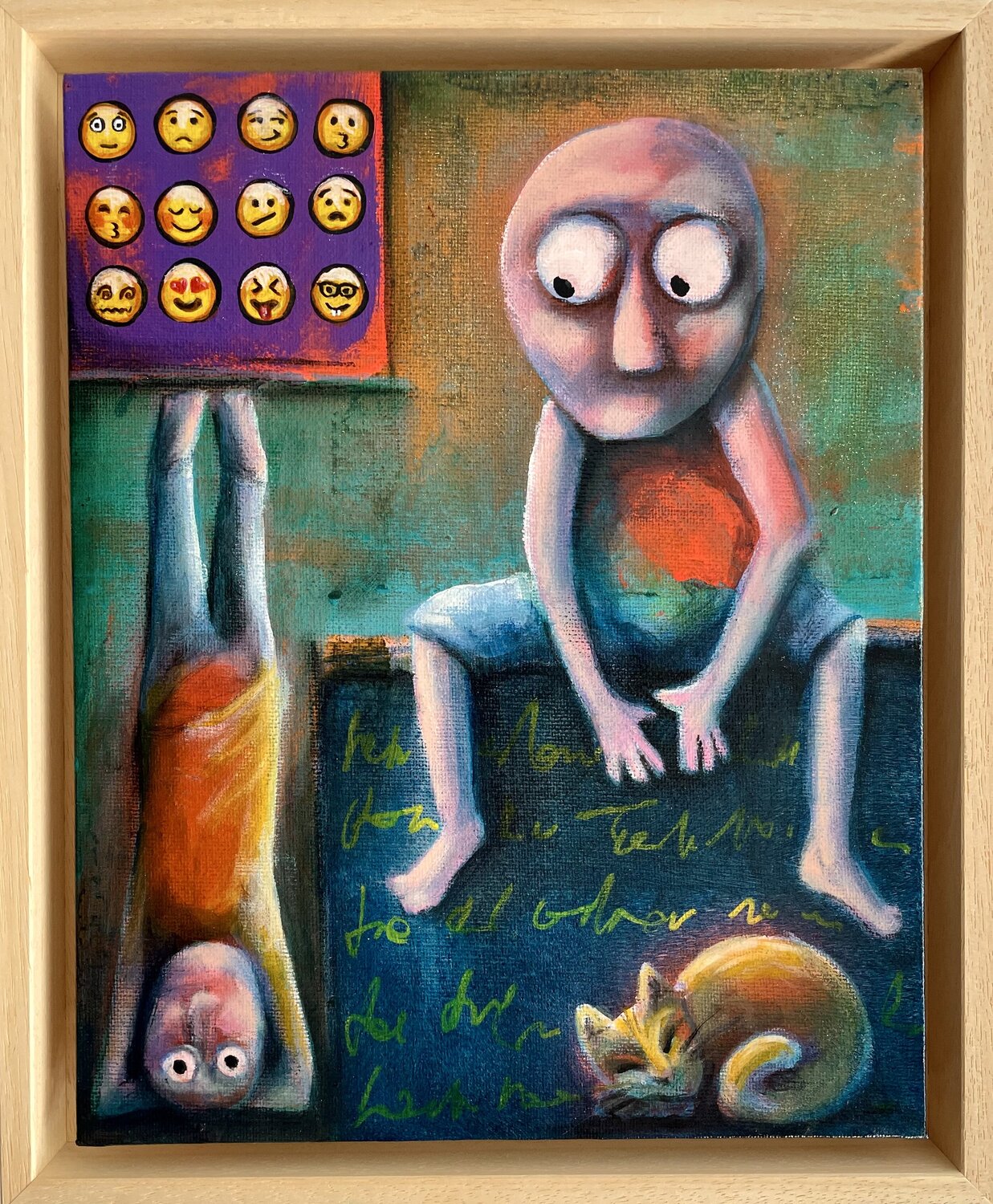 Tagebucheintrag im Februar 1 Katja Reichert Original painting for sale