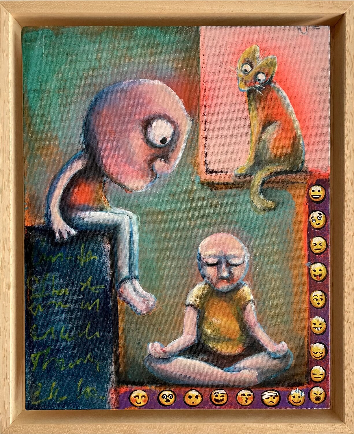 Tagebucheintrag im Februar 1 Katja Reichert Original painting for sale