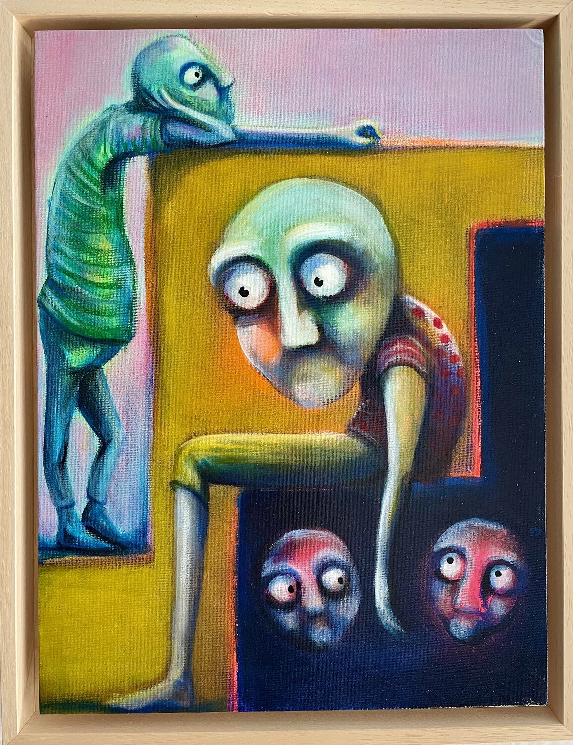 Waiting 1 Katja Reichert Original painting for sale