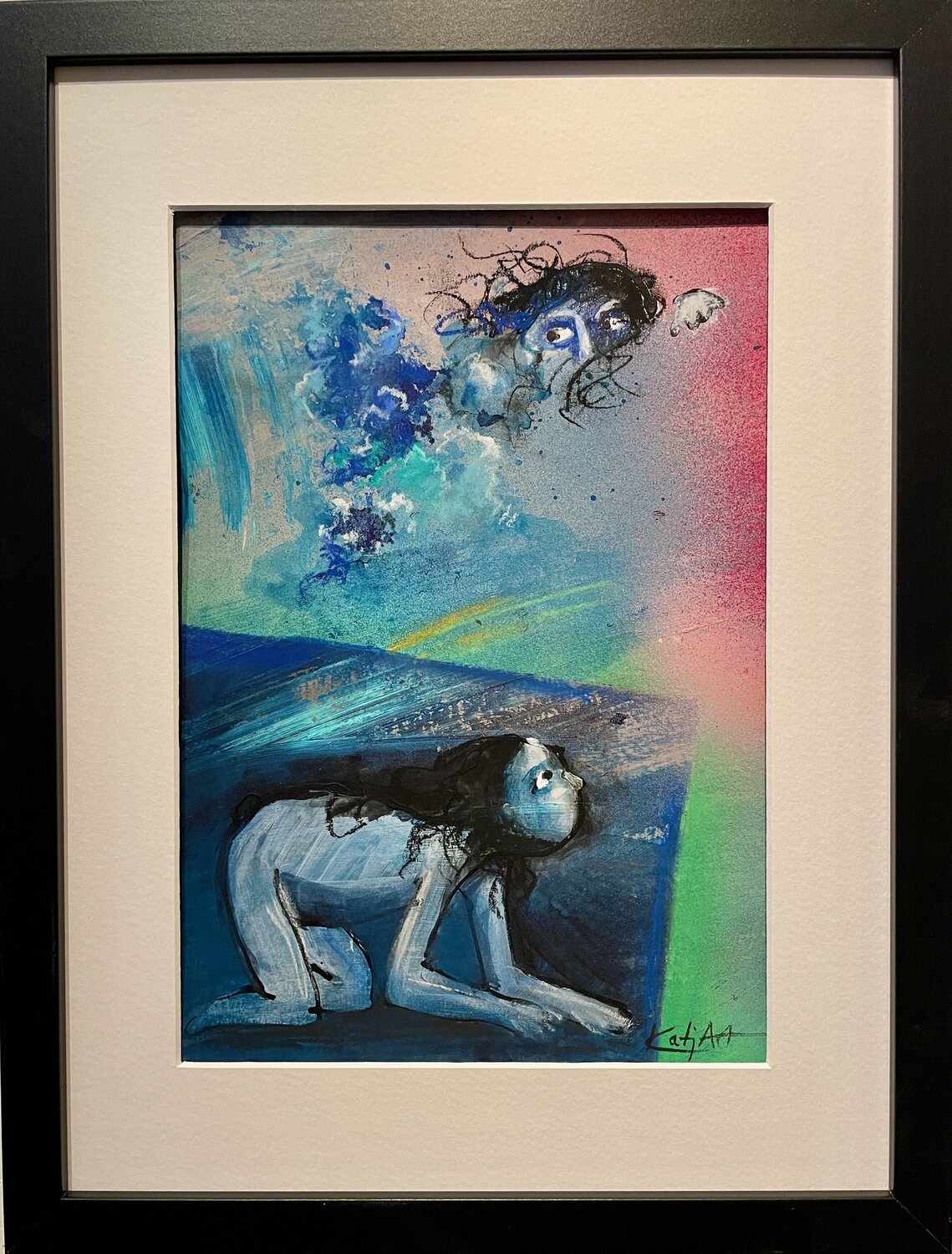Something was in the air Katja Reichert Original painting for sale