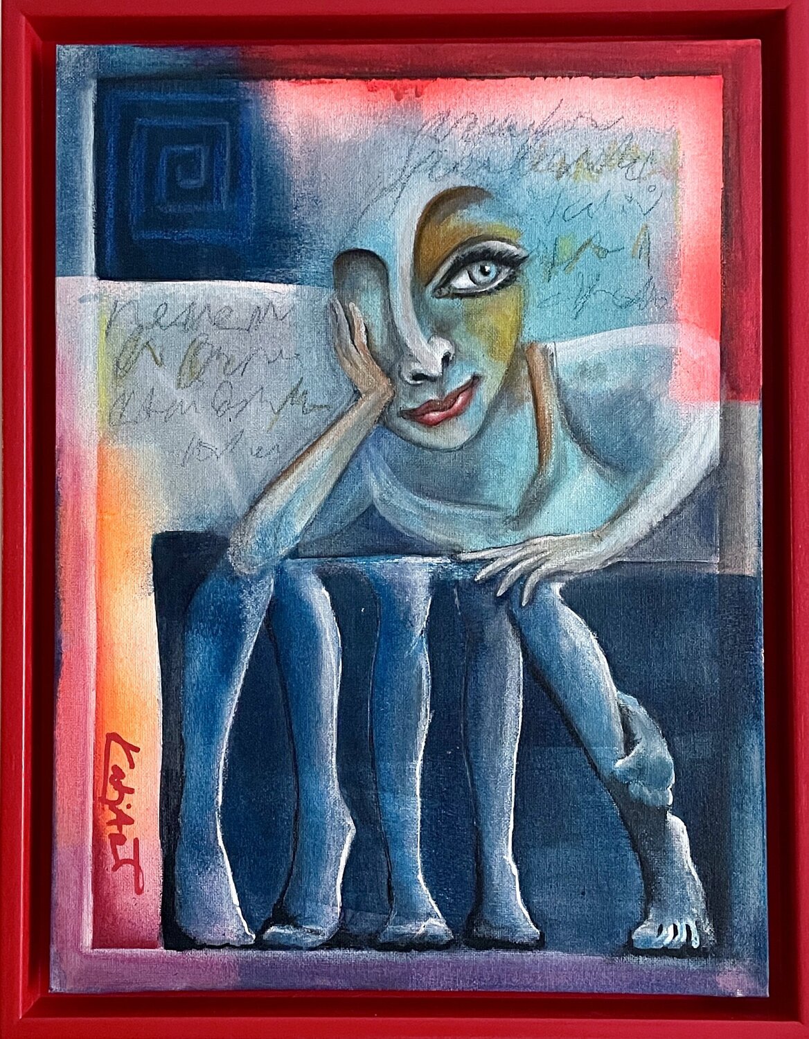 Soon Katja Reichert Original painting for sale