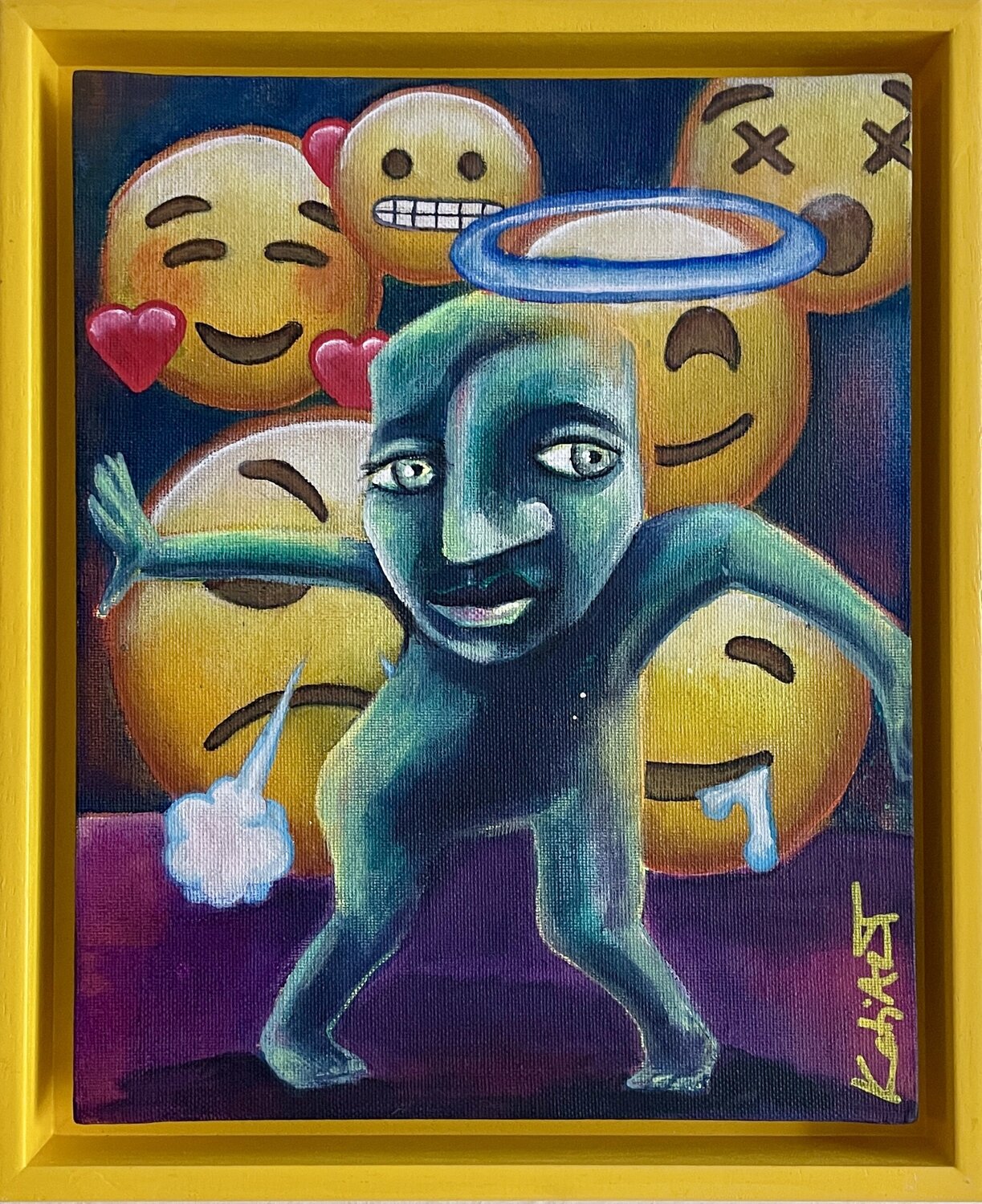Play Along Katja Reichert Original painting for sale