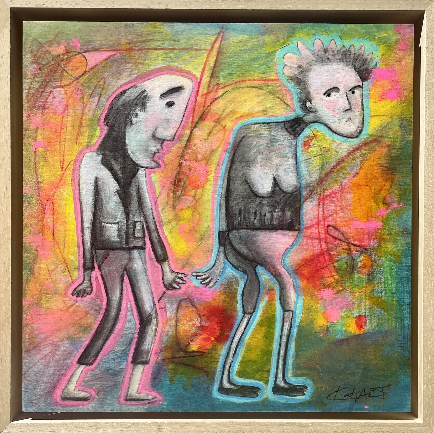Reaching Katja Reichert Original painting for sale