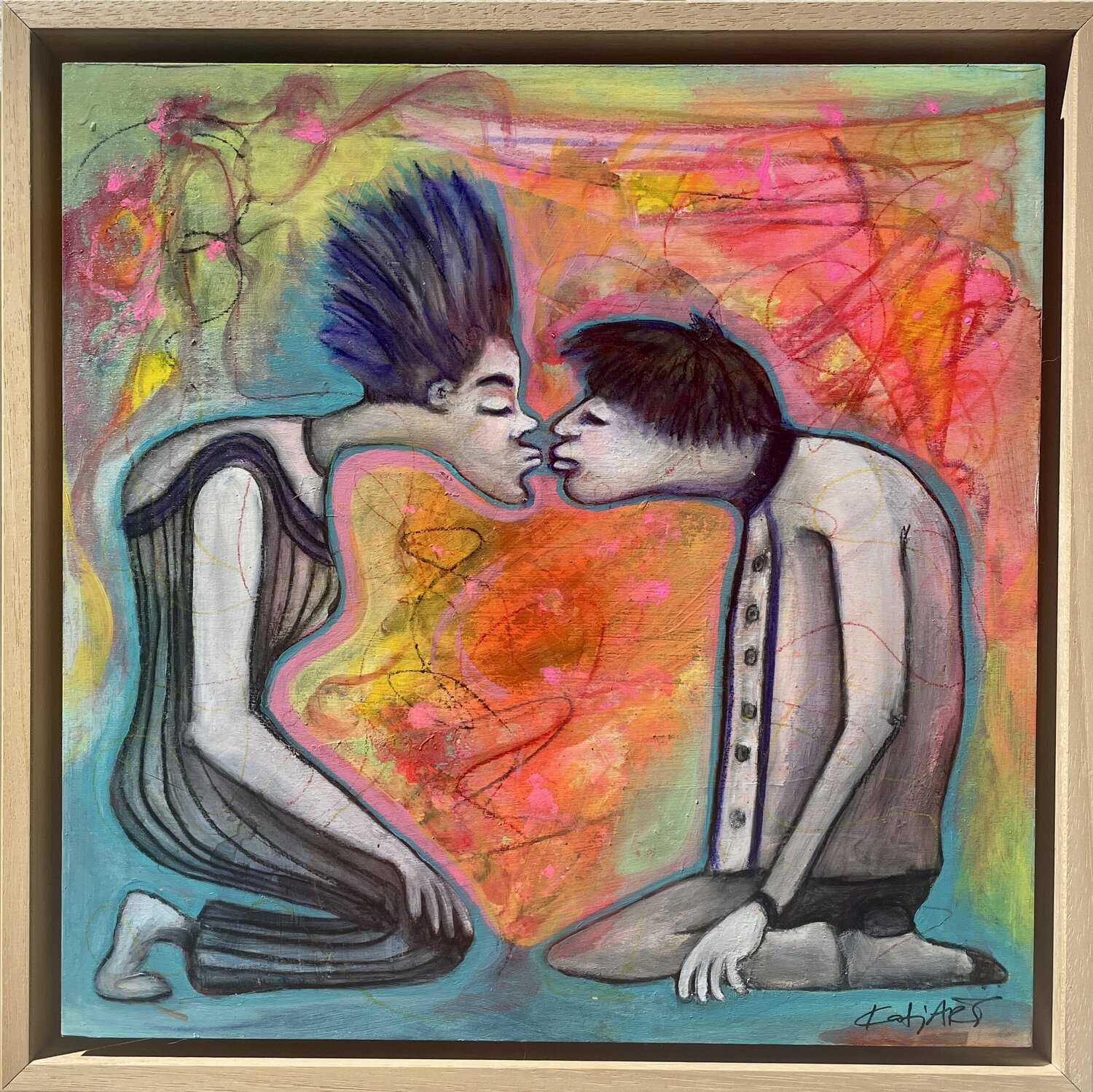 Ready Katja Reichert Original painting for sale