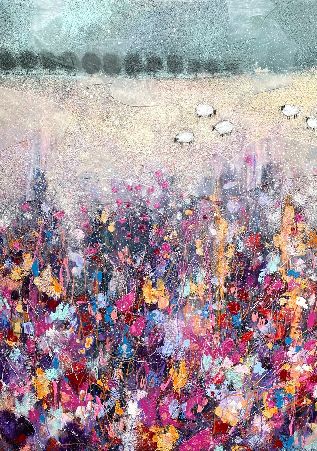 Feels like home Adriane Dworzak Original painting for sale