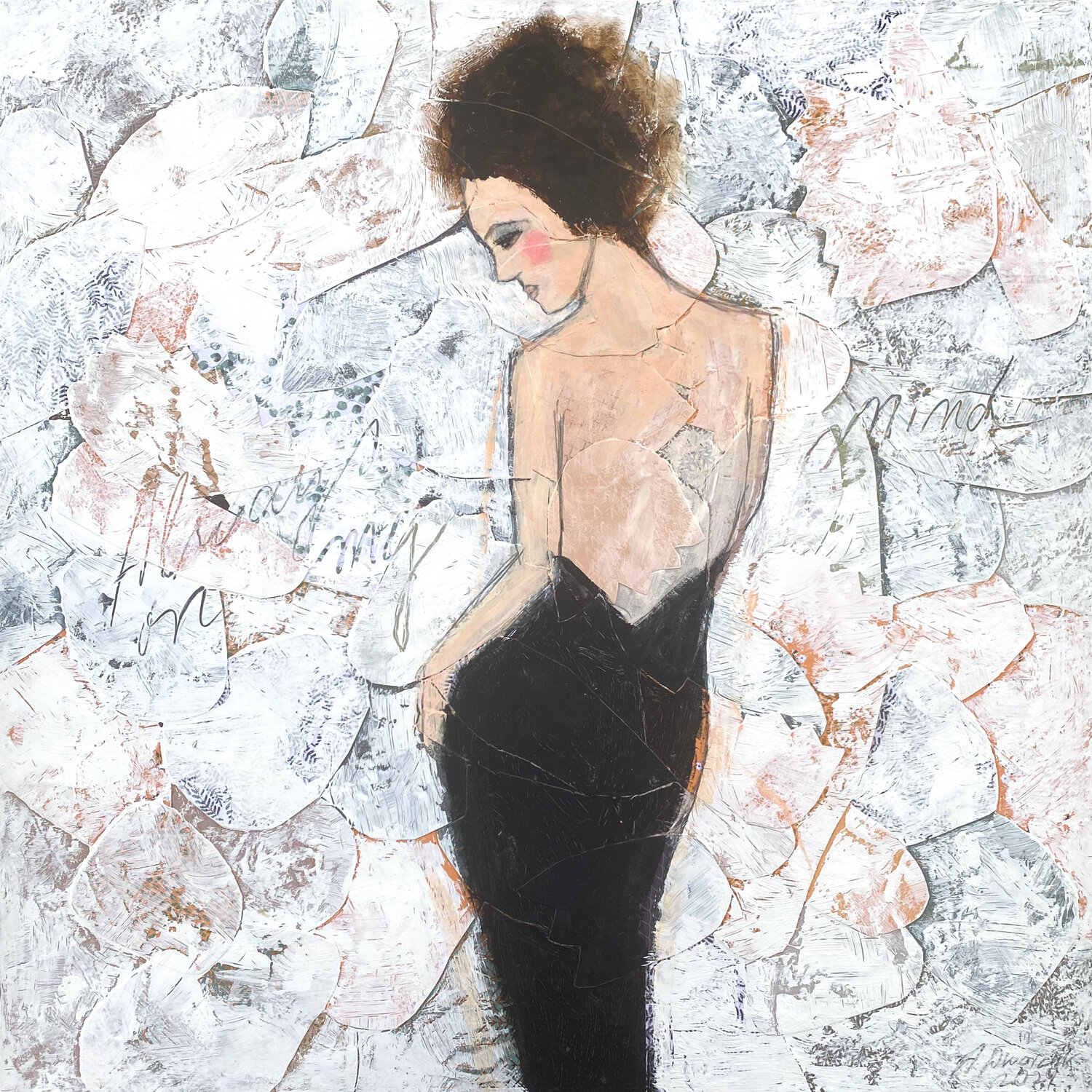 Always on my mind Adriane Dworzak Originalgemälde zu verkaufen