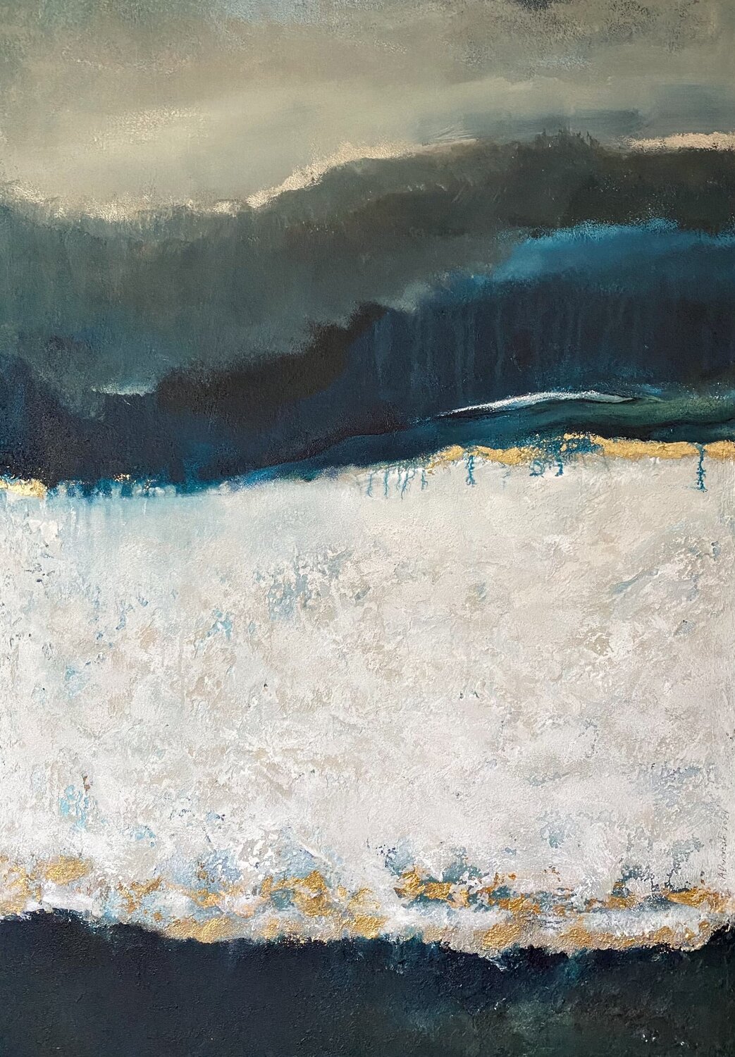 The Rising Adriane Dworzak Original painting for sale