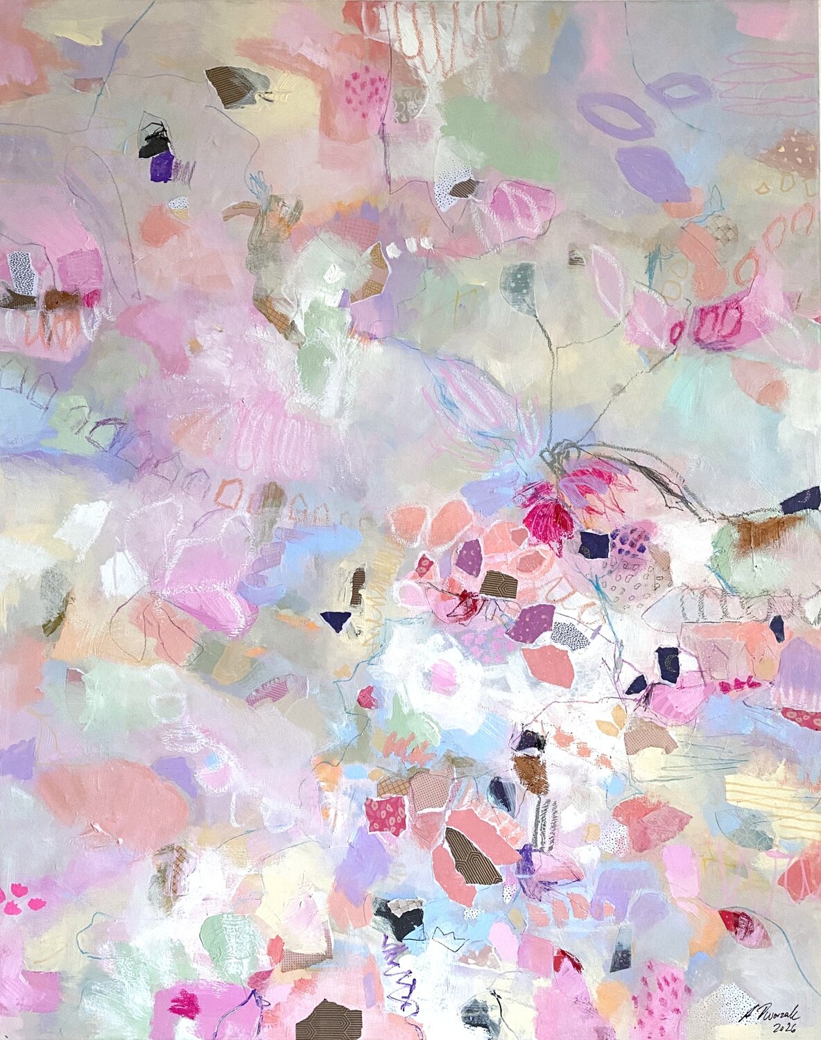 Candyloop Adriane Dworzak Original painting for sale